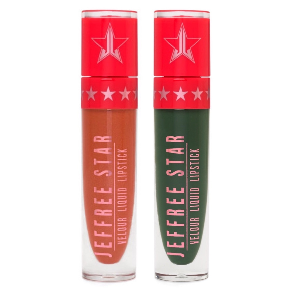 TWO FOR ONE 🧡💚 Jeffree Star Holiday lipsticks